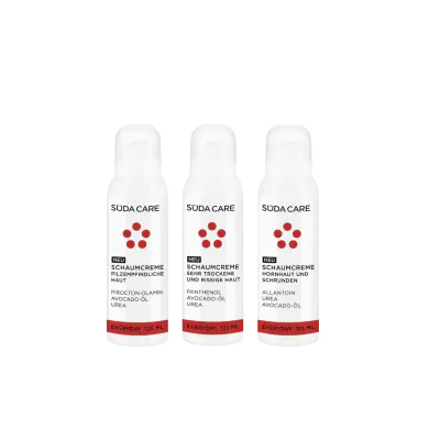 SÜDA CARE Everday Schaumcremes sehr Trockene und Rissige Haut 125 ml