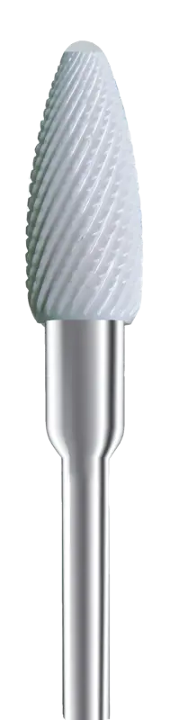 BUSCH KERA Nagelfräser, knospenförmig, Keramik, T-SPEED-Verzahnung, Ø 6,0 mm, 1 Stück