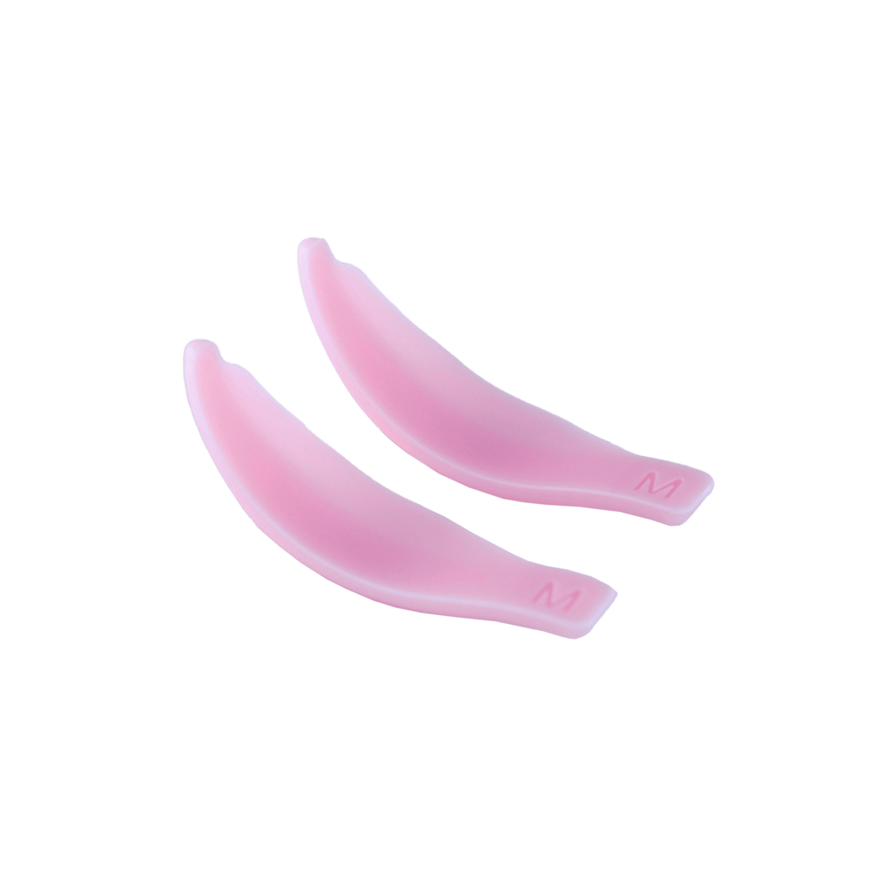 MISS LASHES Selbsthaftende Silikonpads in Rosa - L-Curl 4 Paare Gr. M