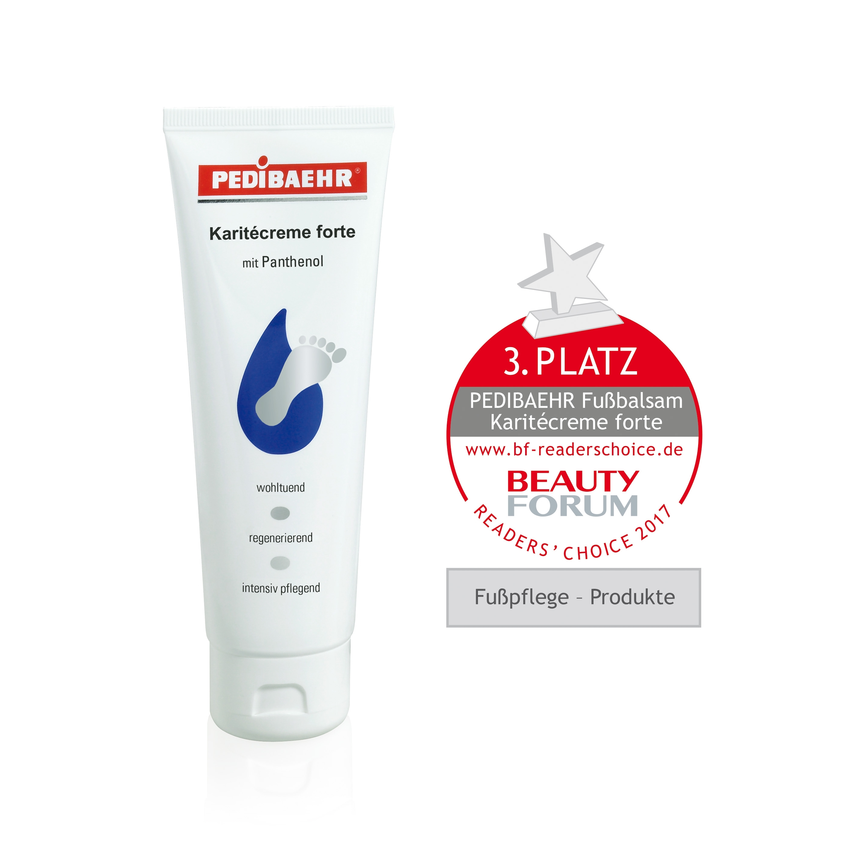 PEDIBAEHR Karitécreme forte mit Panthenol 125 ml