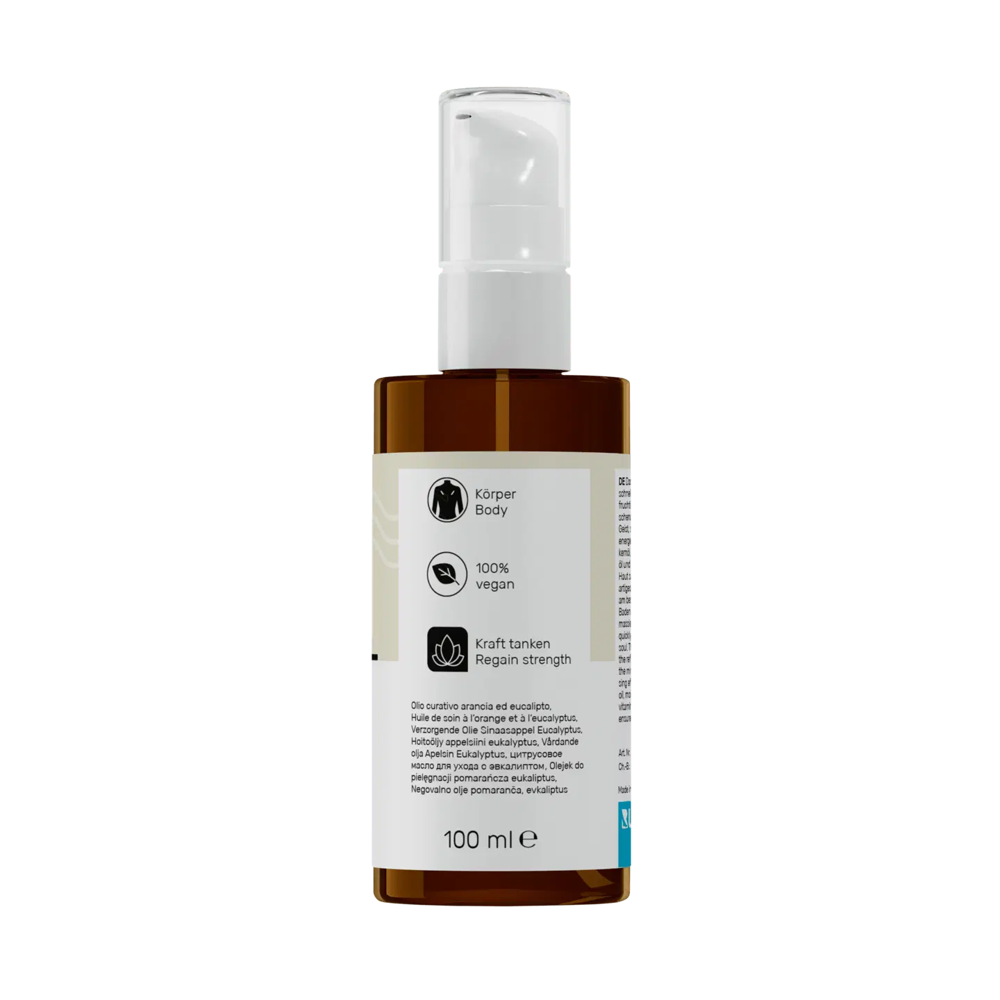 Peclavus wellness Pflegeöl Orange Eukalyptus, 100 ml, Kraft tanken