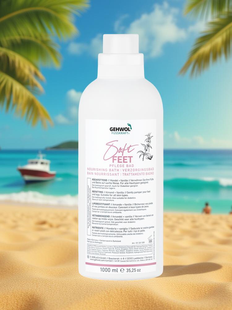 GEHWOL FUSSKRAFT Soft Feet Pflegebad 1 Ltr.