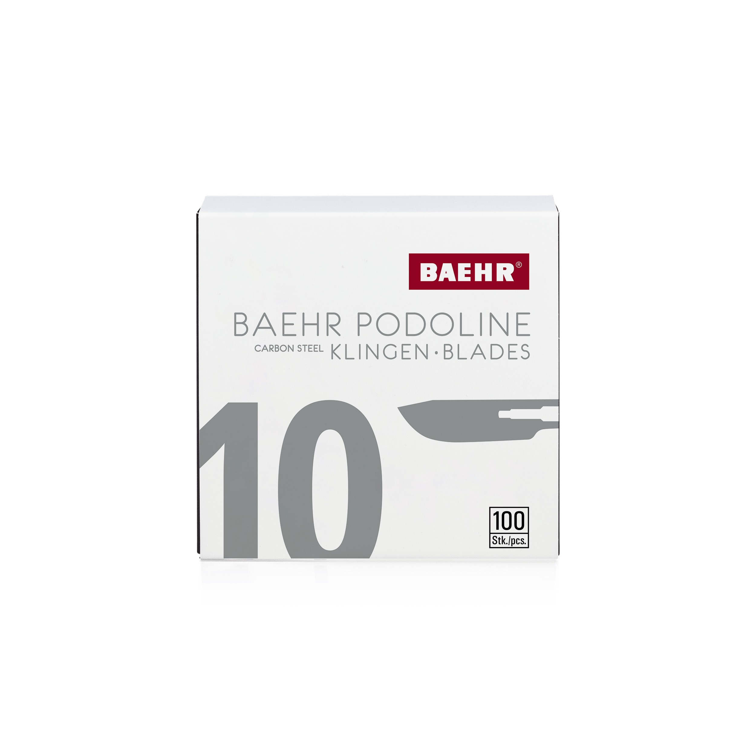 BAEHR Podoline Skalpellklingen 100 Stück | Figur 10