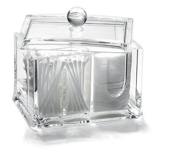 Acryl Organizer für Wattestäbchen