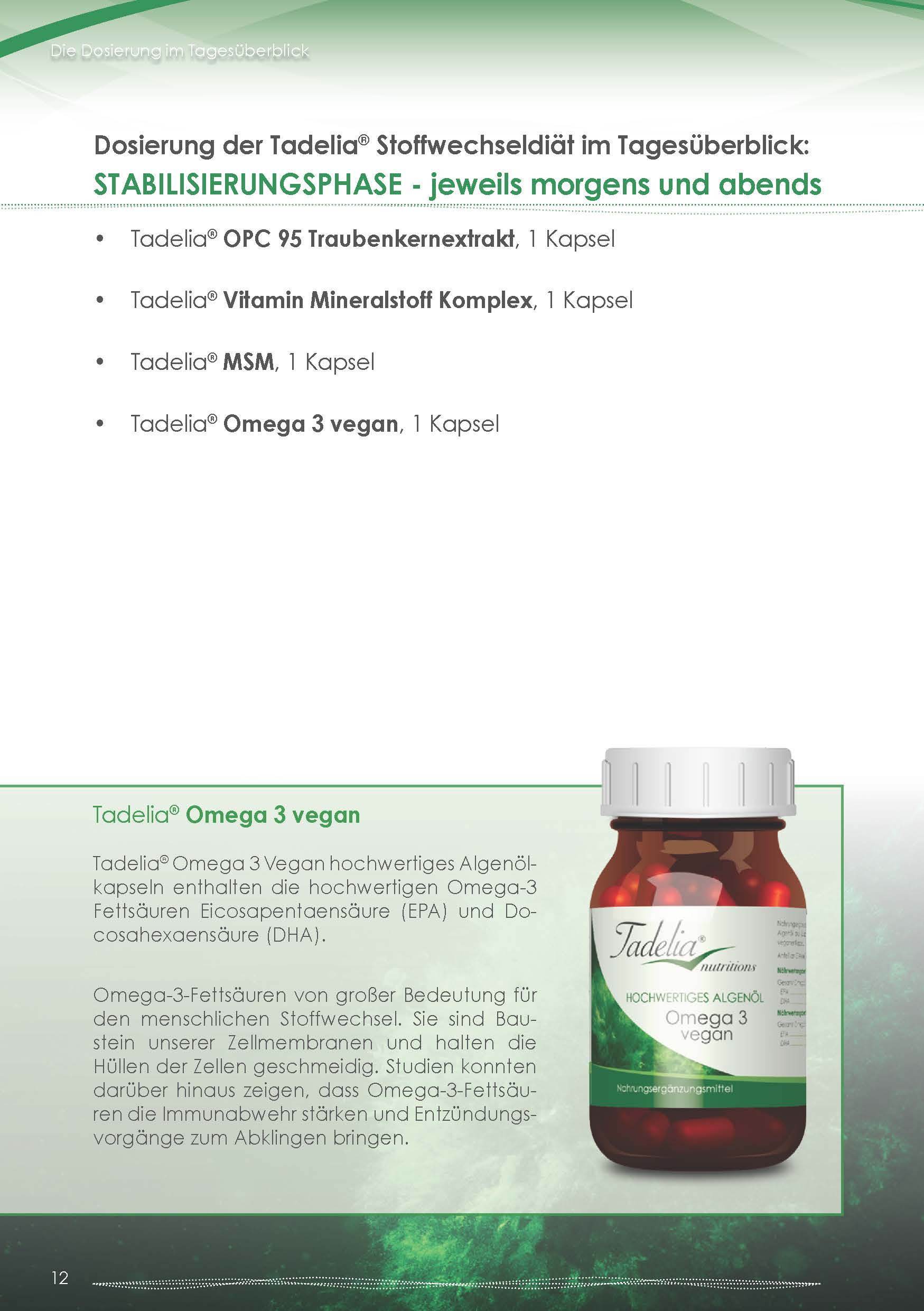 Tadelia® hCG Stoffwechseldiät PAKET 2 | Starterset ohne Hormony Complex G