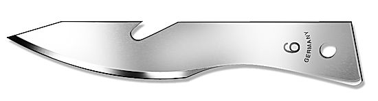 OR-Klingen Fig. 6 sterilverpackt, 100 Stück OR-Klingen Fig. 6 sterilverpackt, 100 Stück