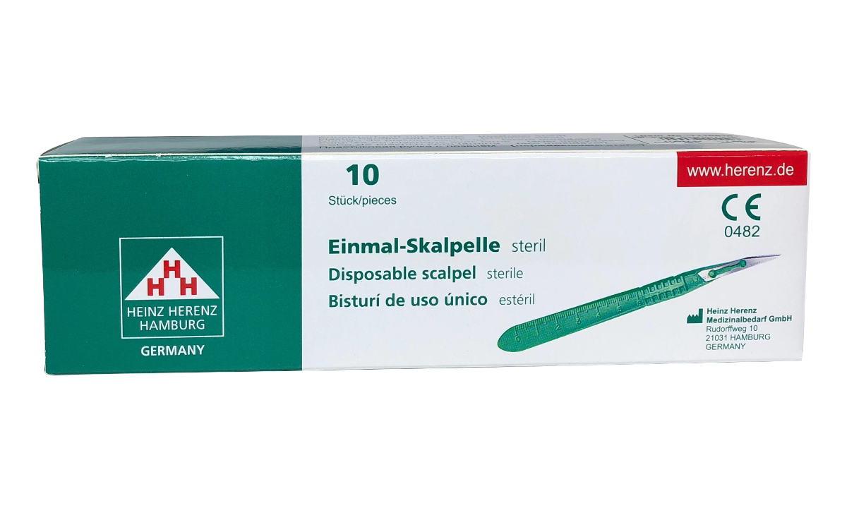 HEINZ HERENZ Einmalskalpelle 10 Stück | Figur 11 HEINZ HERENZ Einmalskalpelle 10 Stück | Figur 11