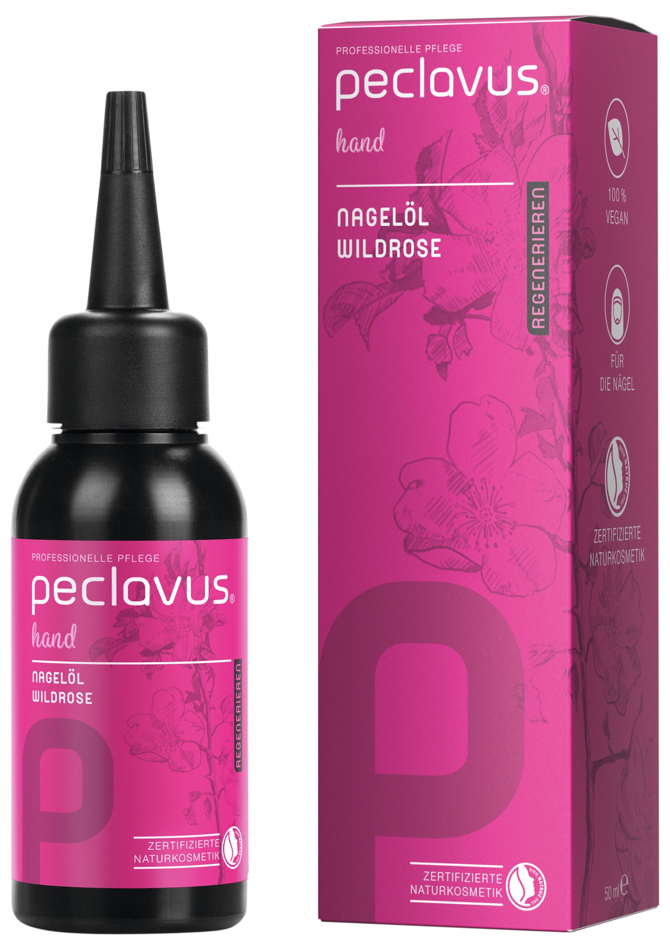 PECLAVUS Nagelöl Wildrose 50 ml | Regenerieren PECLAVUS Nagelöl Wildrose 50 ml | Regenerieren