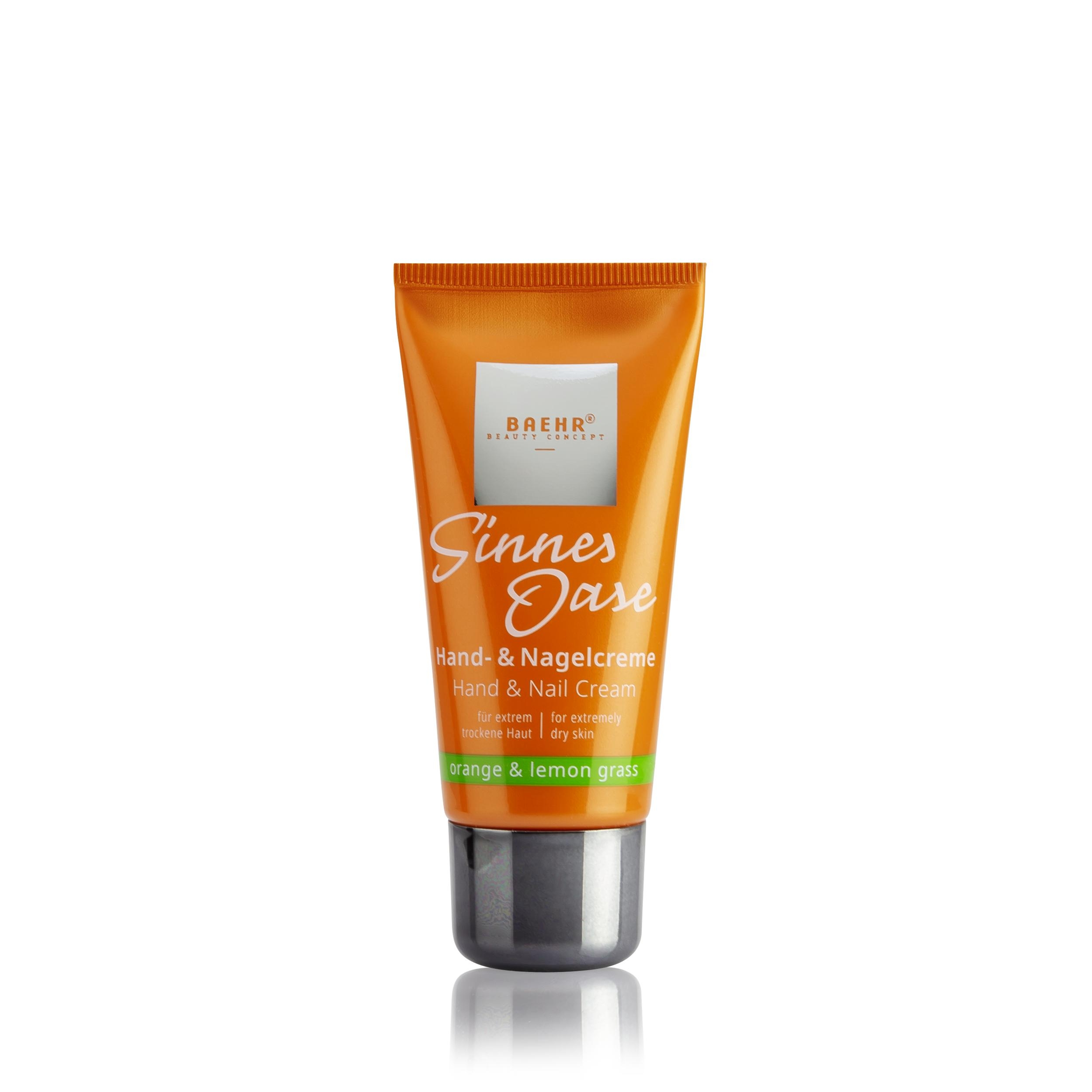 BAEHR BEAUTY CONCEPT Sinnes Oase Hand- und  Nagelcreme Orange-Lemongrass 30 ml