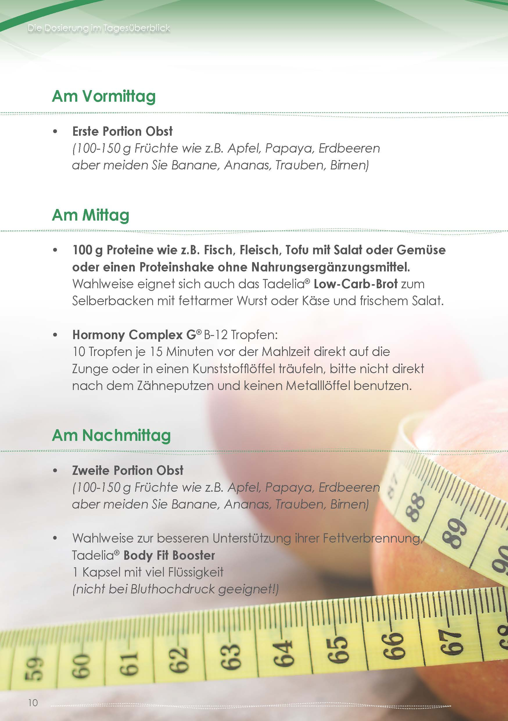 Tadelia® hCG Stoffwechseldiät PAKET 2 | Starterset ohne Hormony Complex G