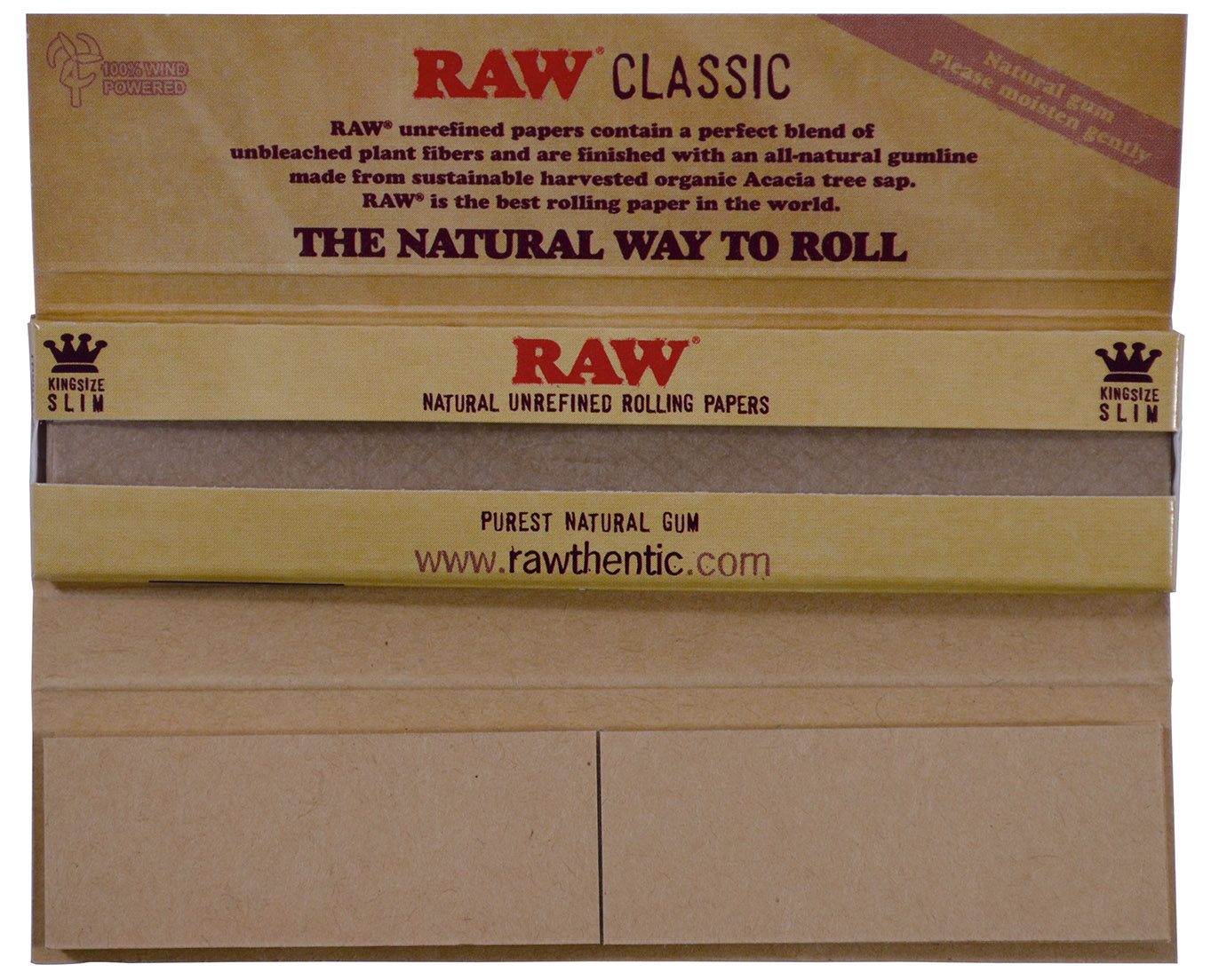 RAW papers | Connoisseur CLASSIC King Size Slim, inkl. Tips | BOX