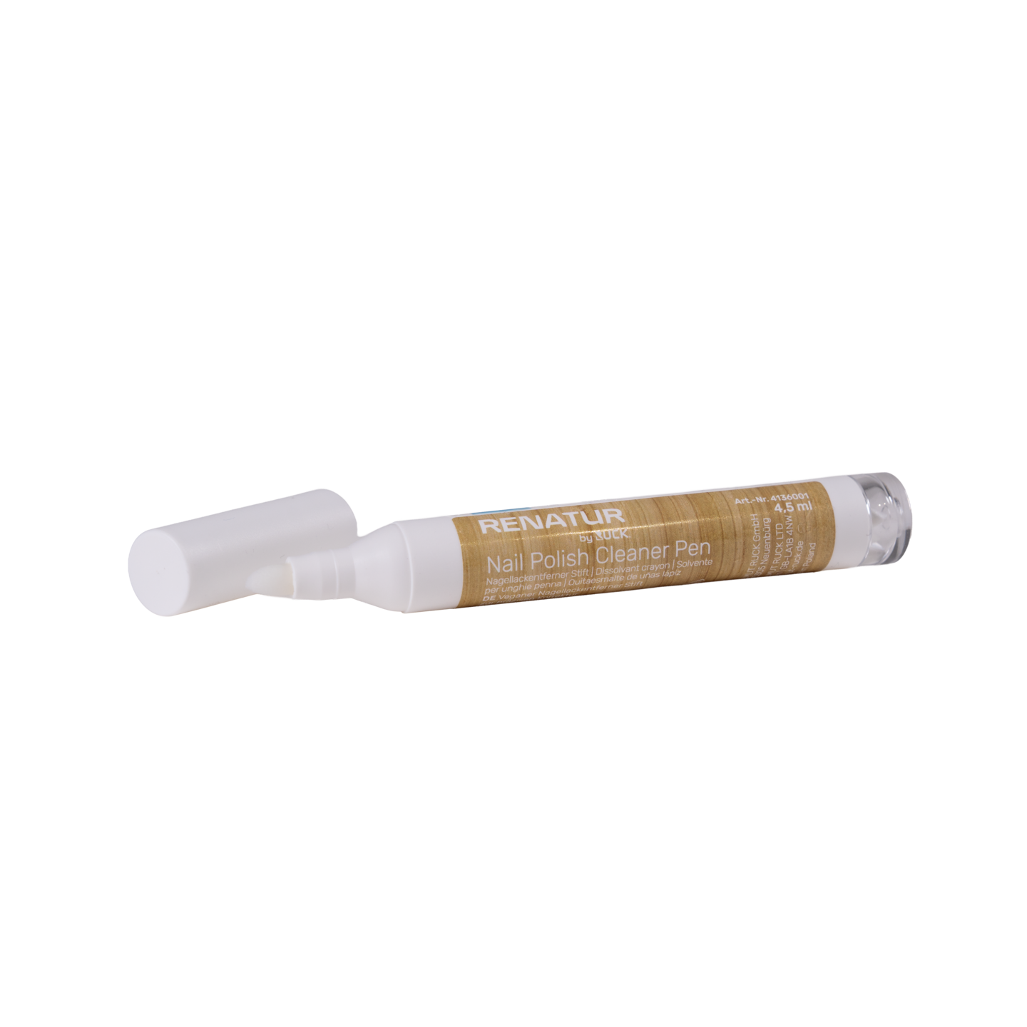 RENATUR by RUCK Nail Polish Cleaner Pen, 4,5 ml, mit 3 Ersatzspitzen