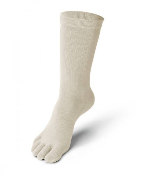 Zehensocken mit Ferse natur | Gr. 39-42 (Staffelpreis) Zehensocken mit Ferse natur | Gr. 39-42 (Staffelpreis)