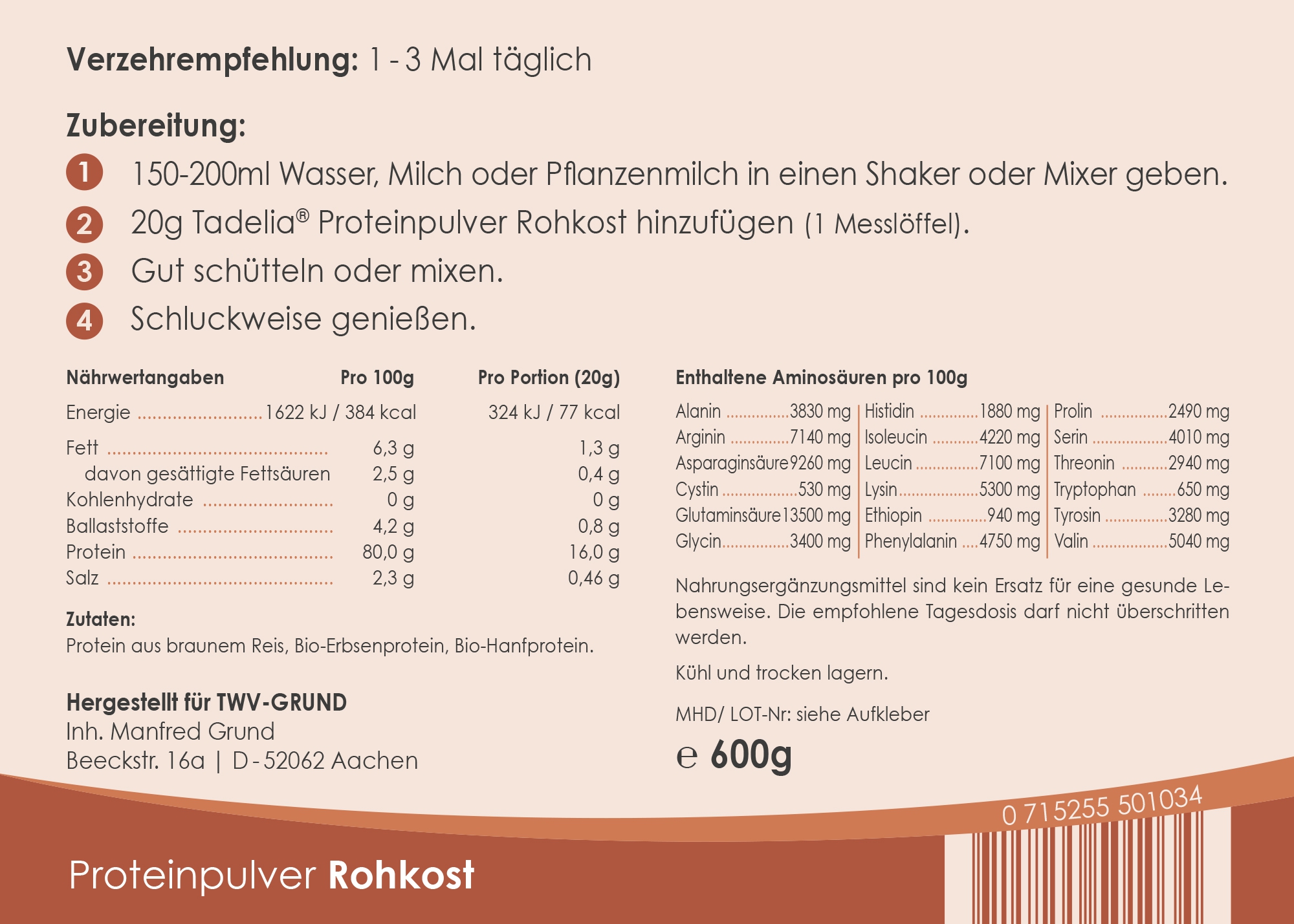 Tadelia® hCG Stoffwechseldiät PAKET 1 | Starterset mit Hormony Complex G