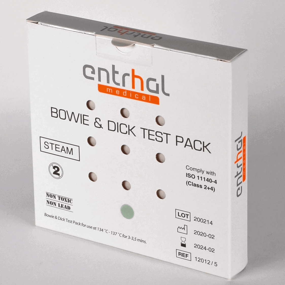 Bowie-Dick Einweg-Testpaket, zum Testen von Vakuumsterilisatoren