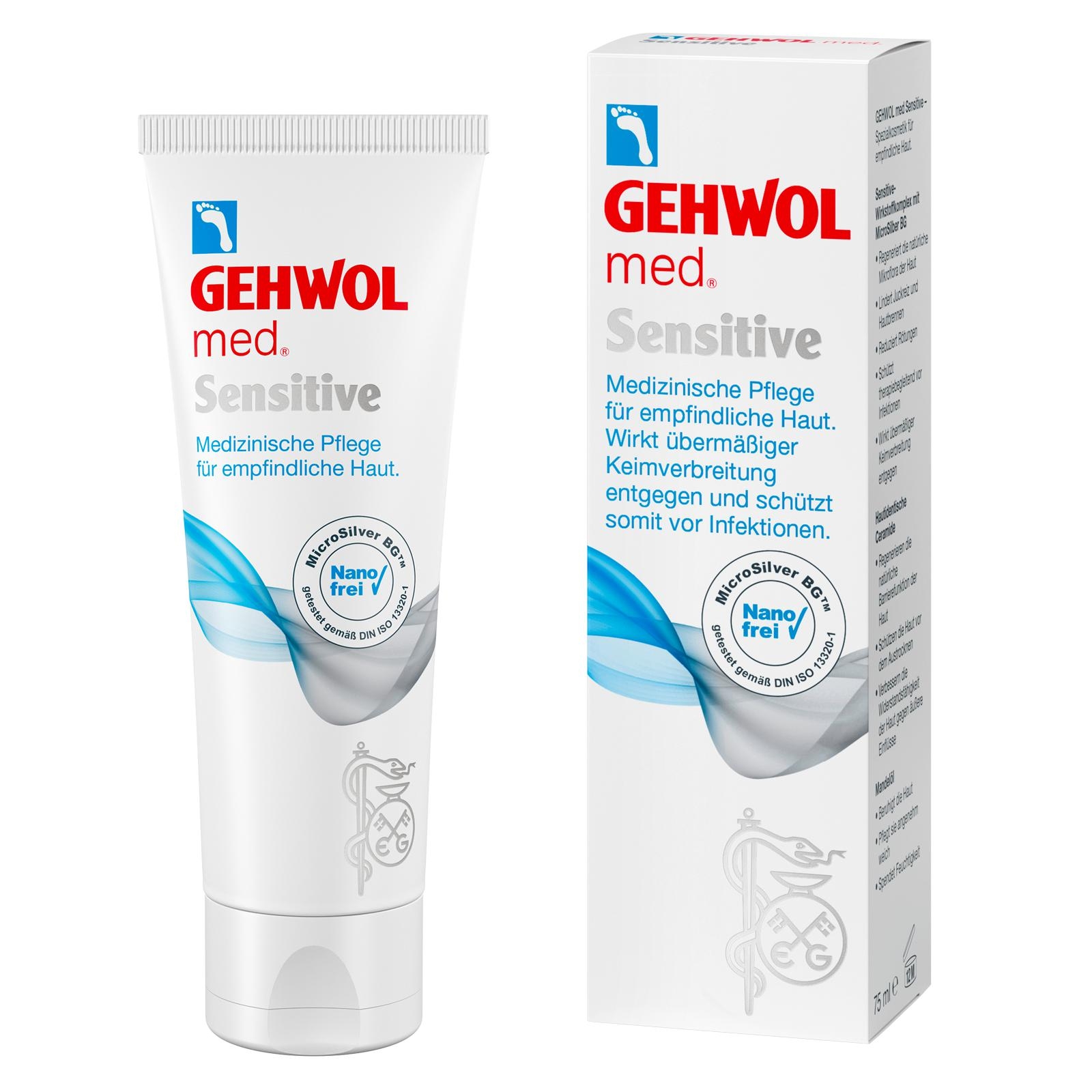 4x GEHWOL med Sensitive 125 ml | 500 ml