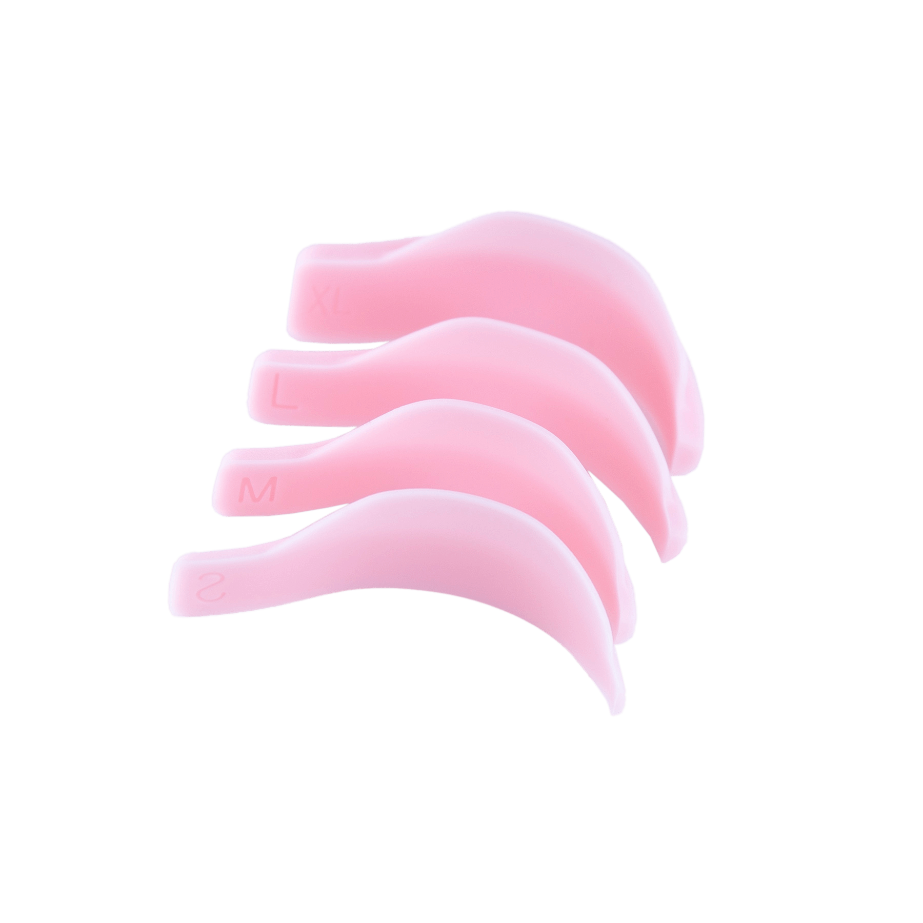 MISS LASHES Selbsthaftende Silikonpads in Rosa - L-Curl Mixbox