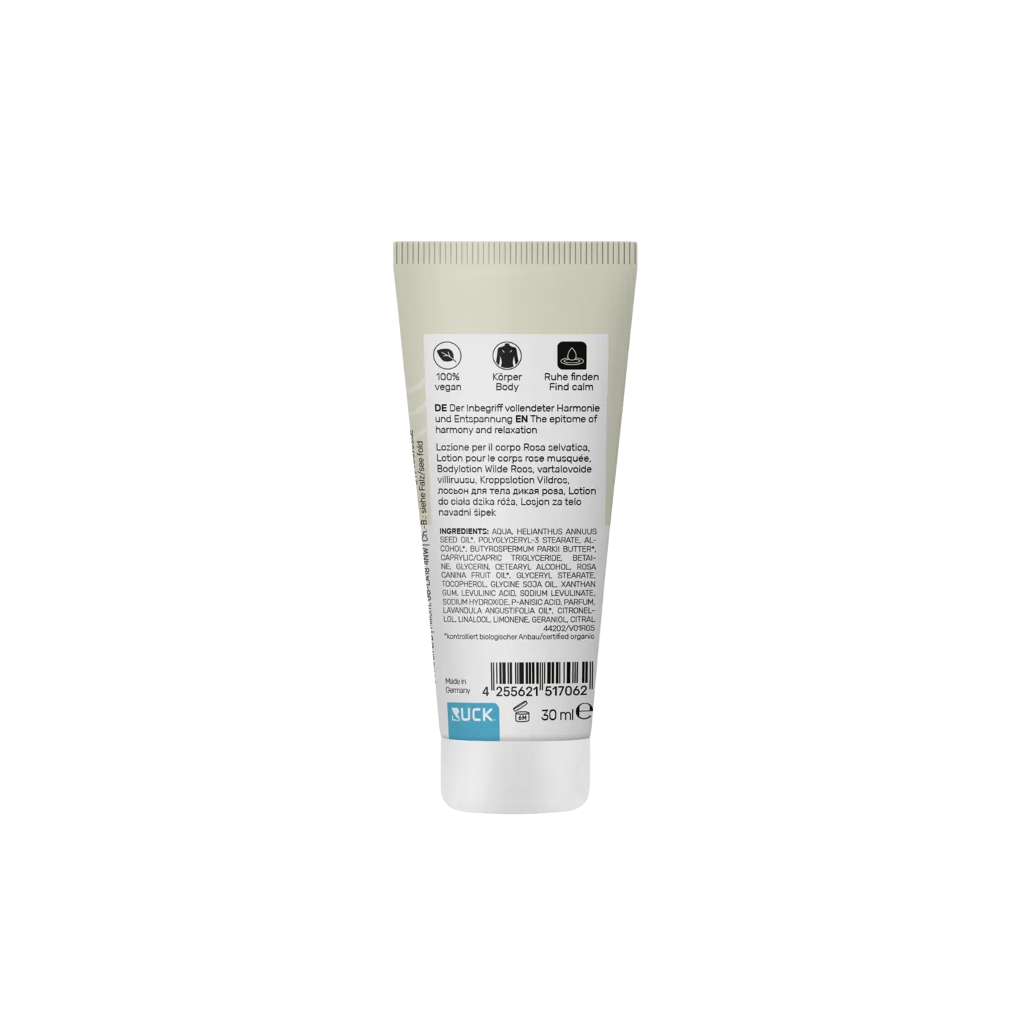 PECLAVUS wellness Körperlotion Wildrose 30 ml | Ruhe finden