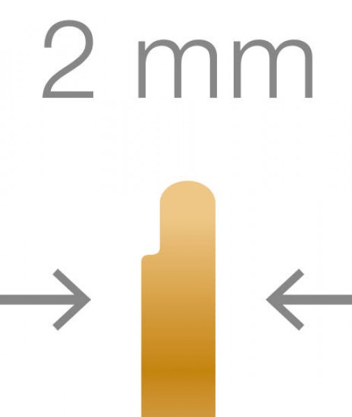 RUCK Nagelkorrektur Goldstadt professional Klebespange Gr. 17 Stärke 0,1 mm