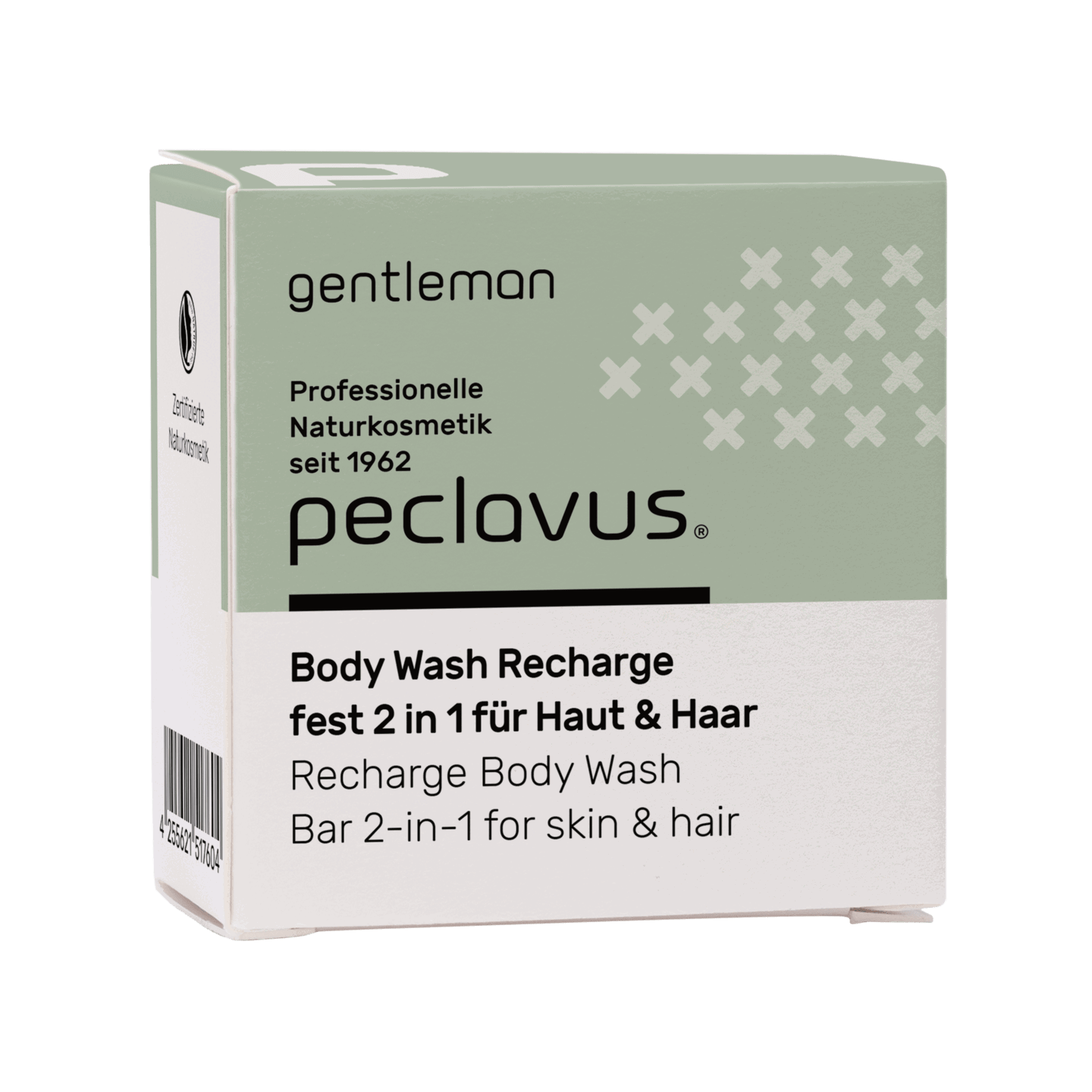 Peclavus gentleman Body Wash Recharge fest 2 in 1 für Haut & Haar, 80g