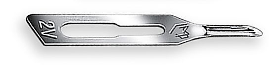 MEDI Hohlmeißel-Klingen Fig. 2V, 20 Stück MEDI Hohlmeißel-Klingen Fig. 2V, 20 Stück