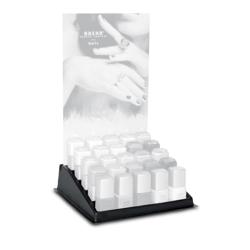 BAEHR BEAUTY CONCEPT - Nagellack-Display leer schwarz