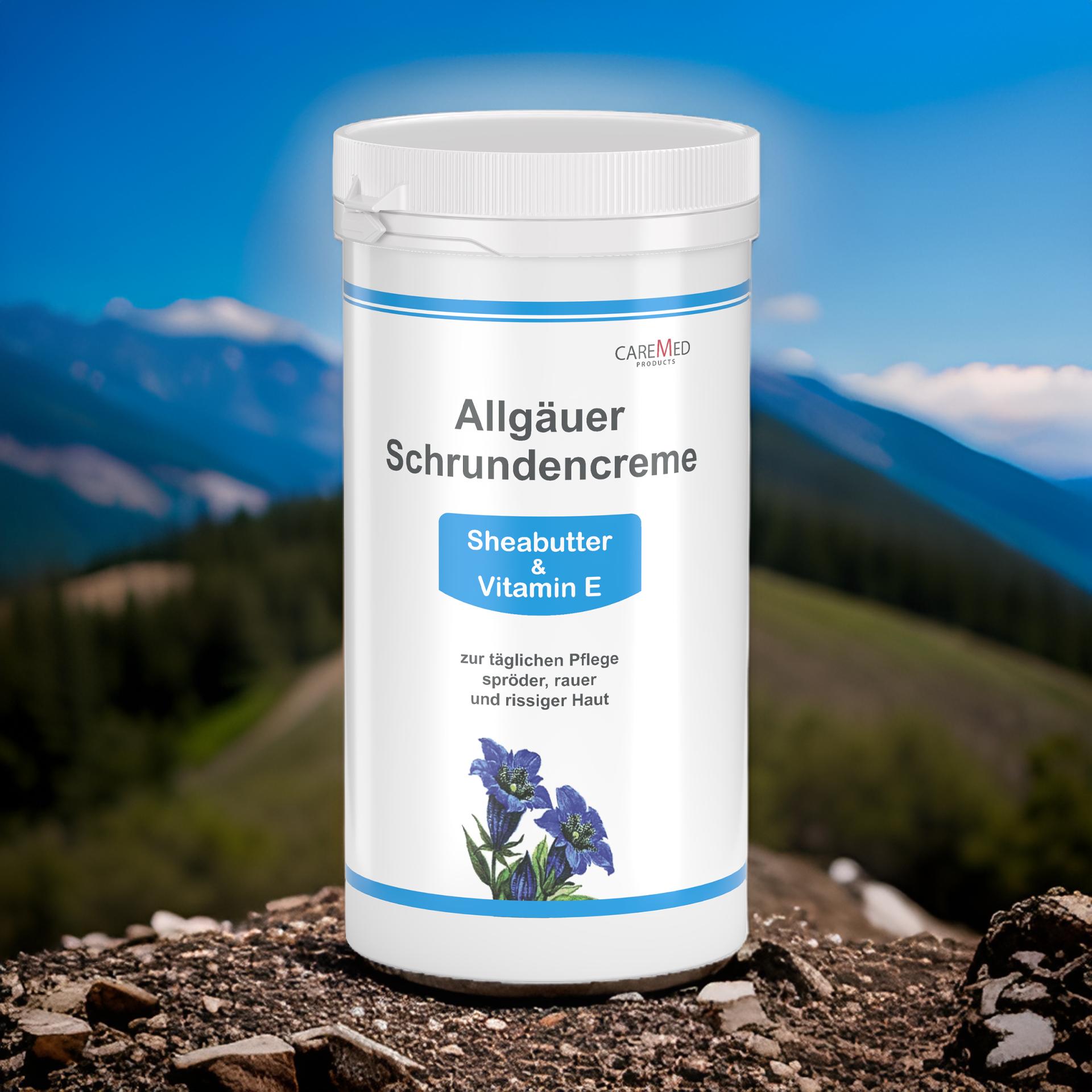 CareMed Allgäuer Schrundencreme 450 ml mit Spender | I´m Nature CareMed Allgäuer Schrundencreme 450 ml mit Spender | I´m Nature