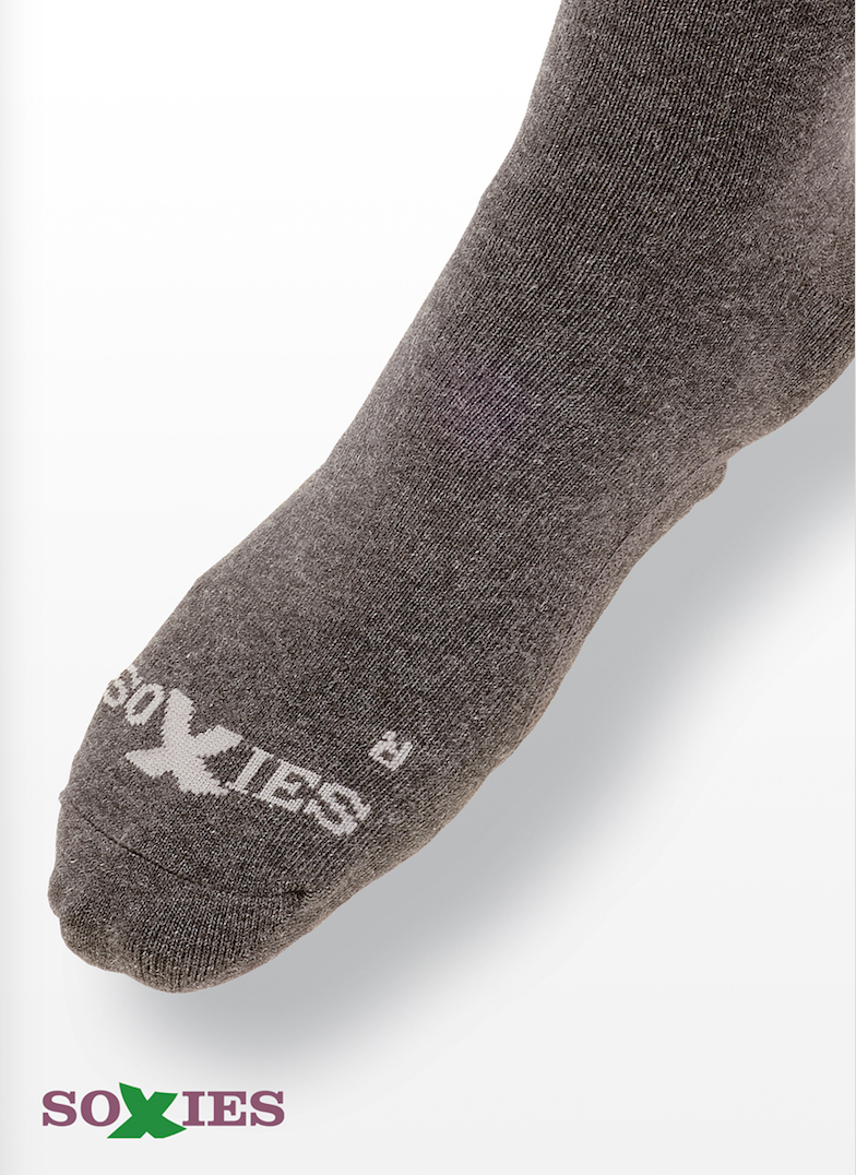 SOXIES - Strümpfe mit Gel-Einlage für die Unterstützung des Fussgewölbes - 1 Paar anthrazit L SOXIES - Strümpfe mit Gel-Einlage für die Unterstützung des Fussgewölbes - 1 Paar anthrazit L