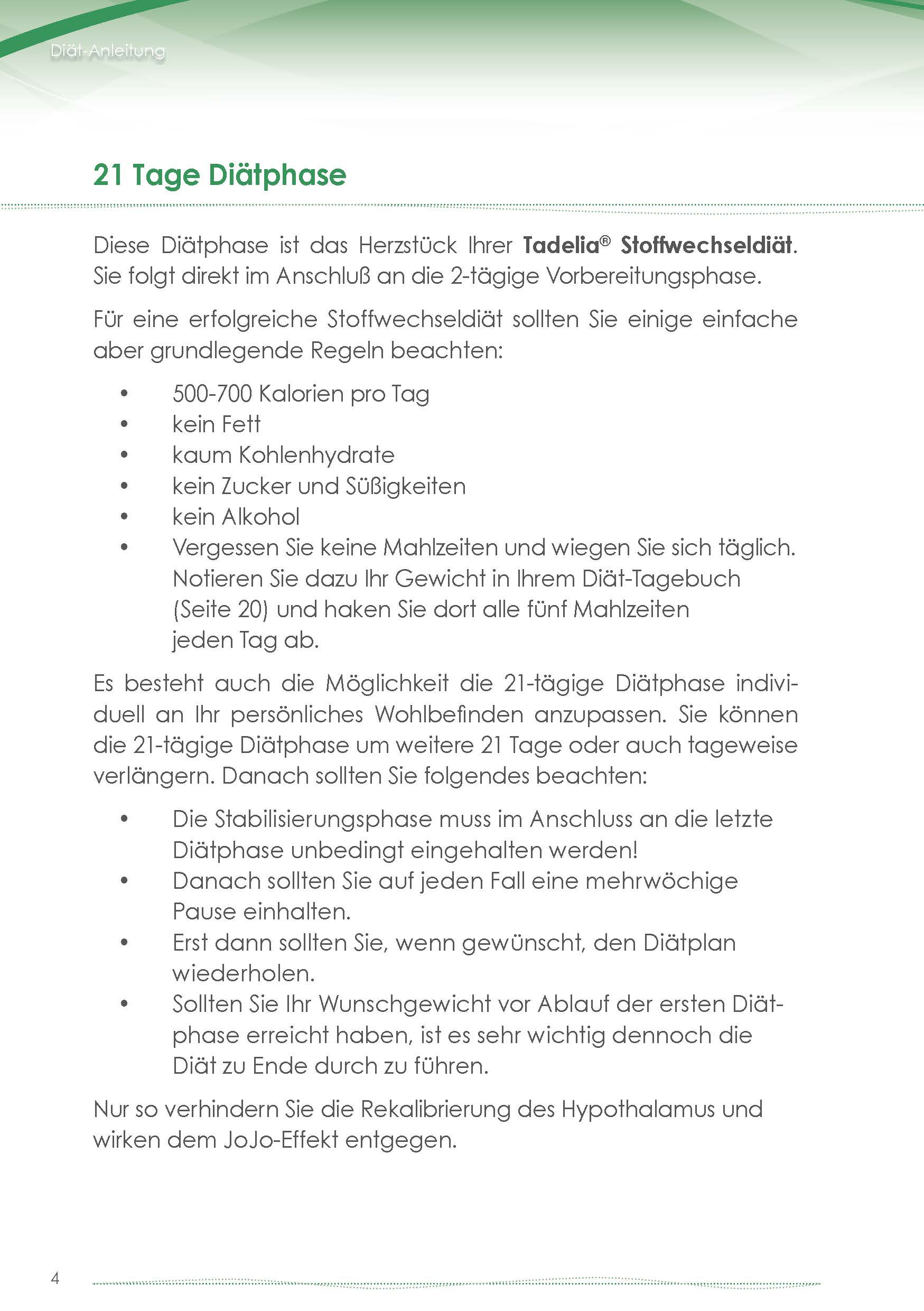 Tadelia® hCG Stoffwechseldiät PAKET 2 | Starterset ohne Hormony Complex G