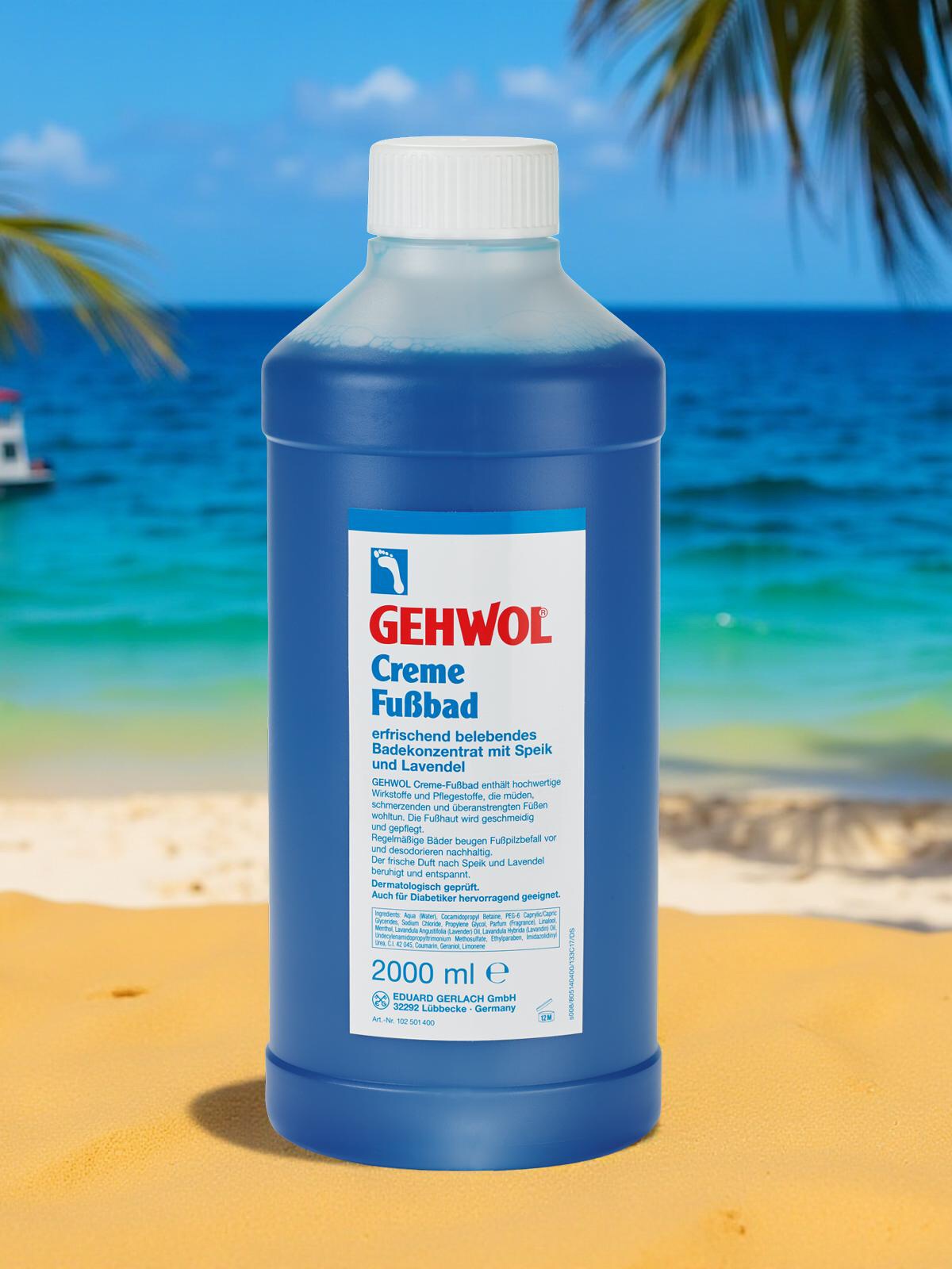 GEHWOL Creme Fußbad | 2 Ltr. Flasche