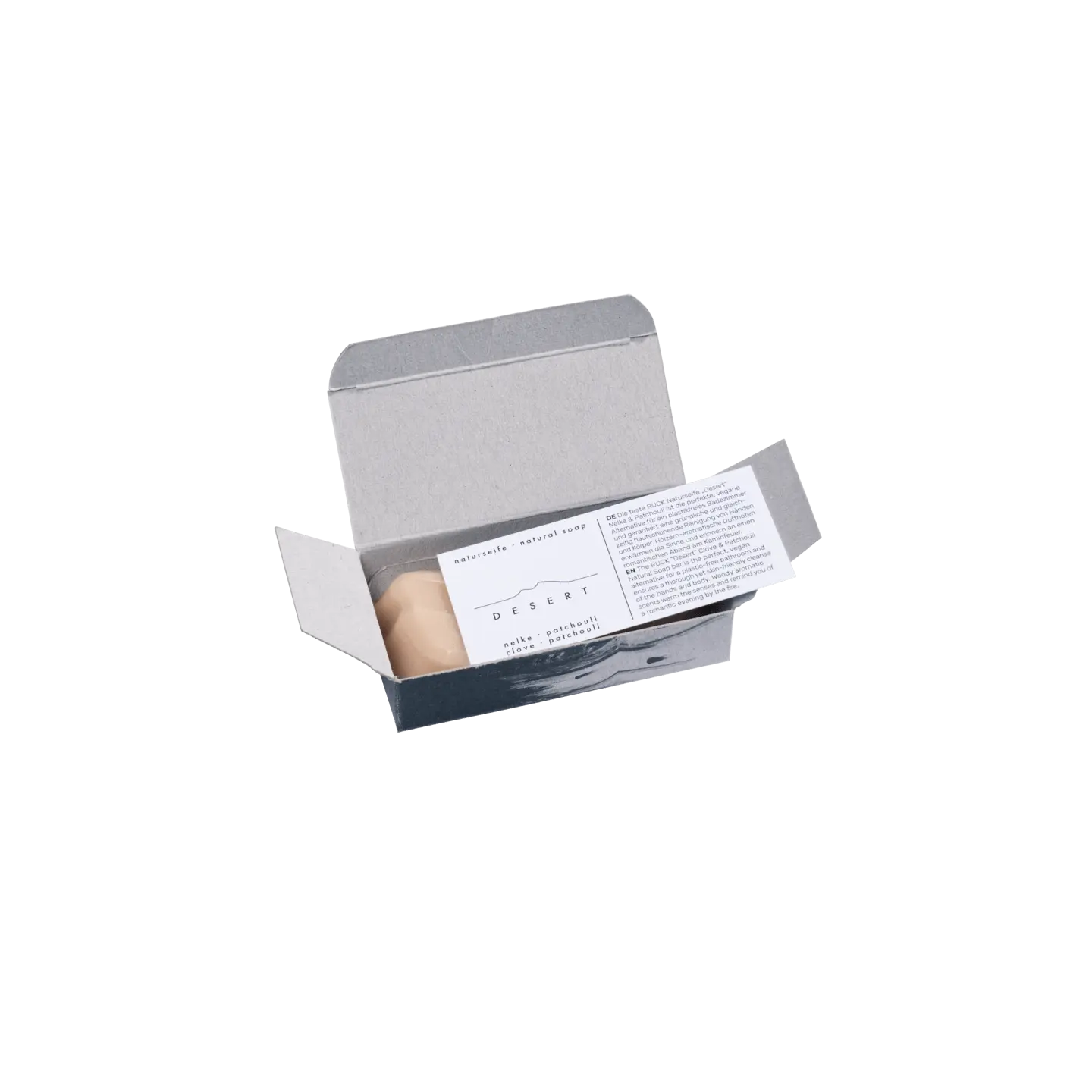 RUCK® Naturseife Fußform, 25 g Desert - Nelke & Patchouli