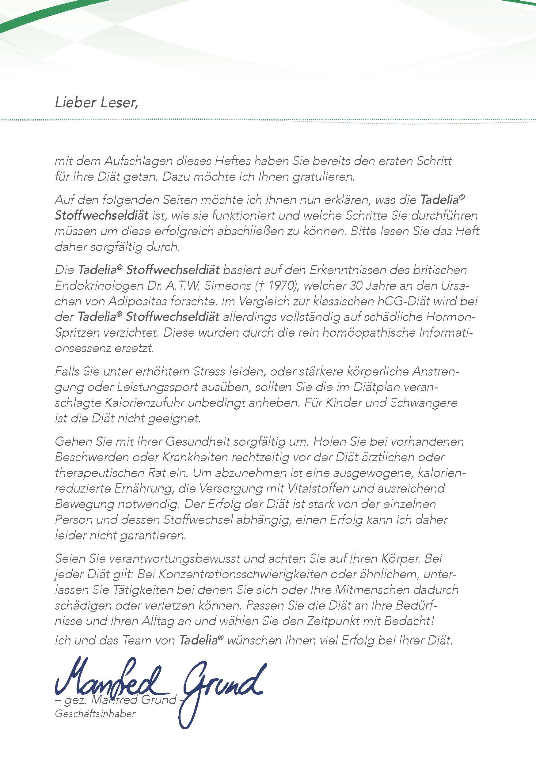 Tadelia® hCG Stoffwechseldiät PAKET 2 | Starterset ohne Hormony Complex G